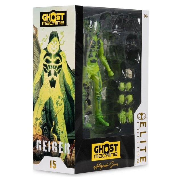 Elite Edition Deluxe Ghost Machine Geiger Action Figure 18cm