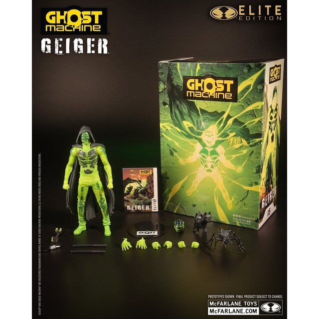 Elite Edition Deluxe Ghost Machine Geiger Action Figure 18cm