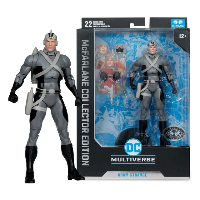 McFarlane Collector Edition Adam Strange (Strange Adventures) Platinum 18cm