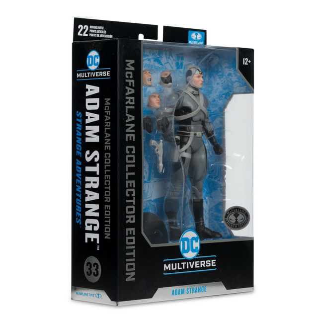 McFarlane Collector Edition Adam Strange (Strange Adventures) Platinum 18cm