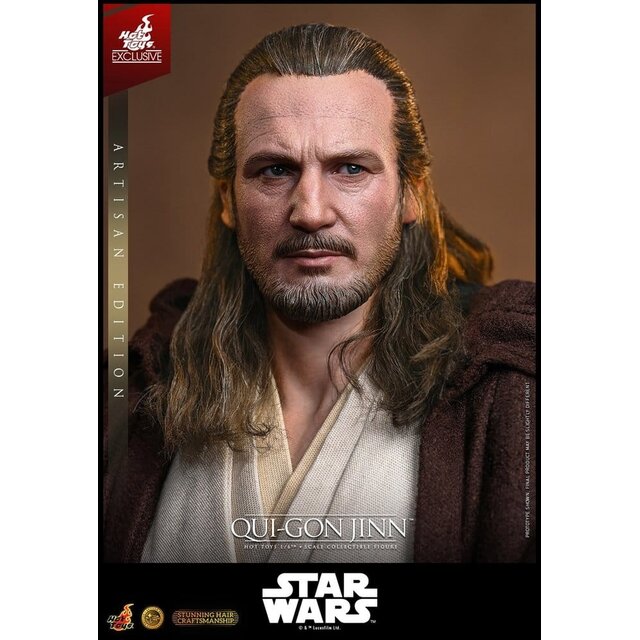 Star Wars: The Phantom Menace Movie Masterpiece Action Figure 1/6 Qui-Gon Jinn (Artisan Edition) Hot Toys Exclusive 32cm