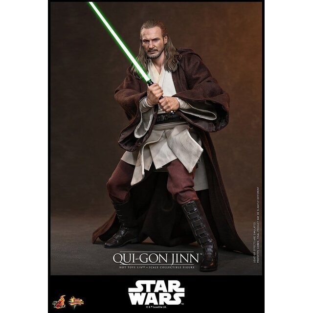 Star Wars: The Phantom Menace Movie Masterpiece Action Figure 1/6 Qui-Gon Jinn (Artisan Edition) Hot Toys Exclusive 32cm