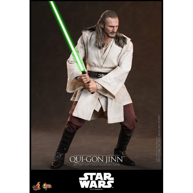 Star Wars: The Phantom Menace Movie Masterpiece Action Figure 1/6 Qui-Gon Jinn (Artisan Edition) Hot Toys Exclusive 32cm