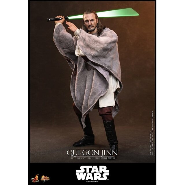 Star Wars: The Phantom Menace Movie Masterpiece Action Figure 1/6 Qui-Gon Jinn (Artisan Edition) Hot Toys Exclusive 32cm