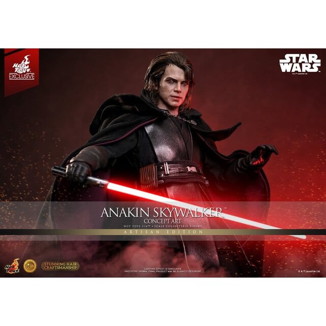 Star Wars Episode III: Revenge Of The Sith Movie Masterpiece Action Figure 1/6 Anakin Skywalker (Concept Art Version) (Artisan Edition) Hot Toys Exclusive 31cm