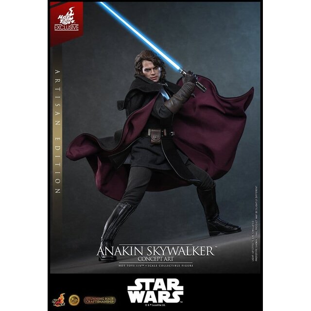 Star Wars Episode III: Revenge Of The Sith Movie Masterpiece Action Figure 1/6 Anakin Skywalker (Concept Art Version) (Artisan Edition) Hot Toys Exclusive 31cm
