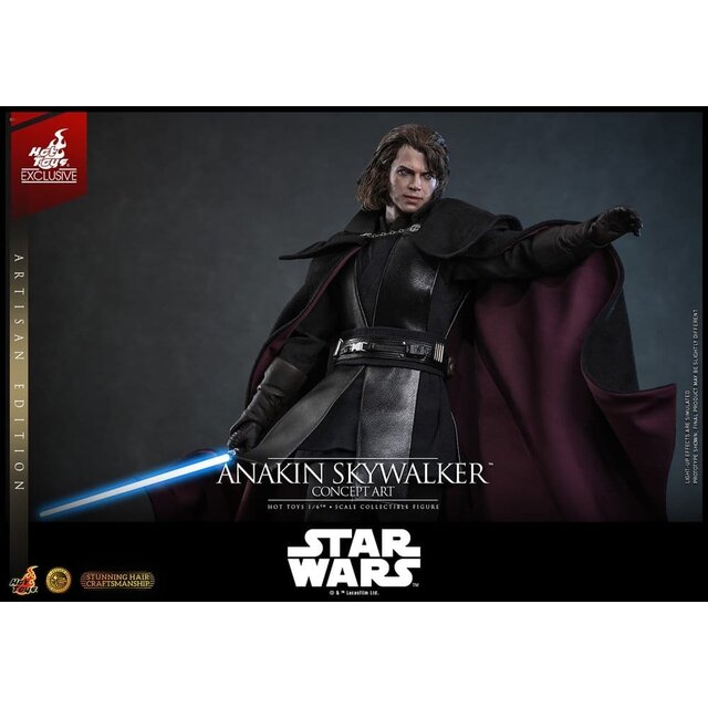 Star Wars Episode III: Revenge Of The Sith Movie Masterpiece Action Figure 1/6 Anakin Skywalker (Concept Art Version) (Artisan Edition) Hot Toys Exclusive 31cm