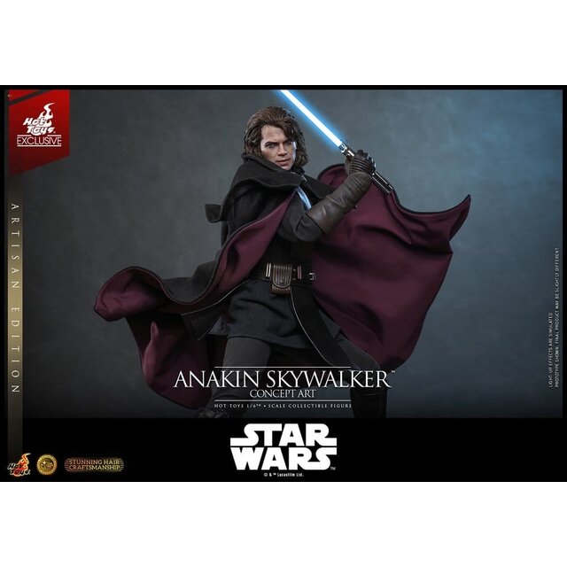 Star Wars Episode III: Revenge Of The Sith Movie Masterpiece Action Figure 1/6 Anakin Skywalker (Concept Art Version) (Artisan Edition) Hot Toys Exclusive 31cm
