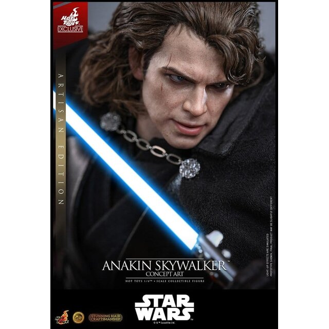 Star Wars Episode III: Revenge Of The Sith Movie Masterpiece Action Figure 1/6 Anakin Skywalker (Concept Art Version) (Artisan Edition) Hot Toys Exclusive 31cm