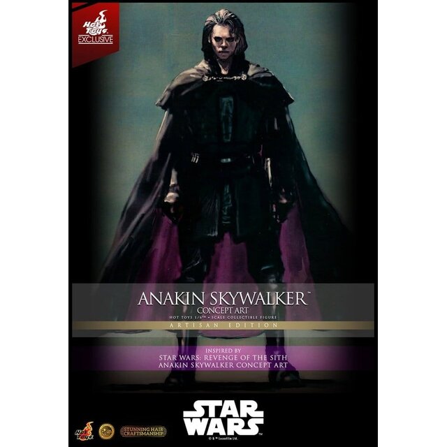 Star Wars Episode III: Revenge Of The Sith Movie Masterpiece Action Figure 1/6 Anakin Skywalker (Concept Art Version) (Artisan Edition) Hot Toys Exclusive 31cm