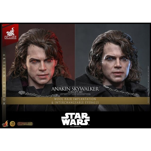 Star Wars Episode III: Revenge Of The Sith Movie Masterpiece Action Figure 1/6 Anakin Skywalker (Concept Art Version) (Artisan Edition) Hot Toys Exclusive 31cm