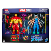 Marvel Legends Iron Man vs Marvel’s Spiral Action Figures 15cm