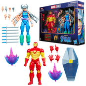 Marvel Legends Iron Man vs Marvel’s Spiral Action Figures 15cm