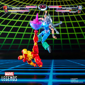 Marvel Legends Iron Man vs Marvel’s Spiral Action Figures 15cm