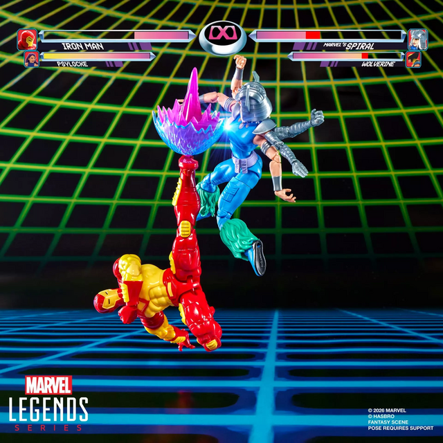 Marvel Legends Iron Man vs Marvel’s Spiral Action Figures 15cm