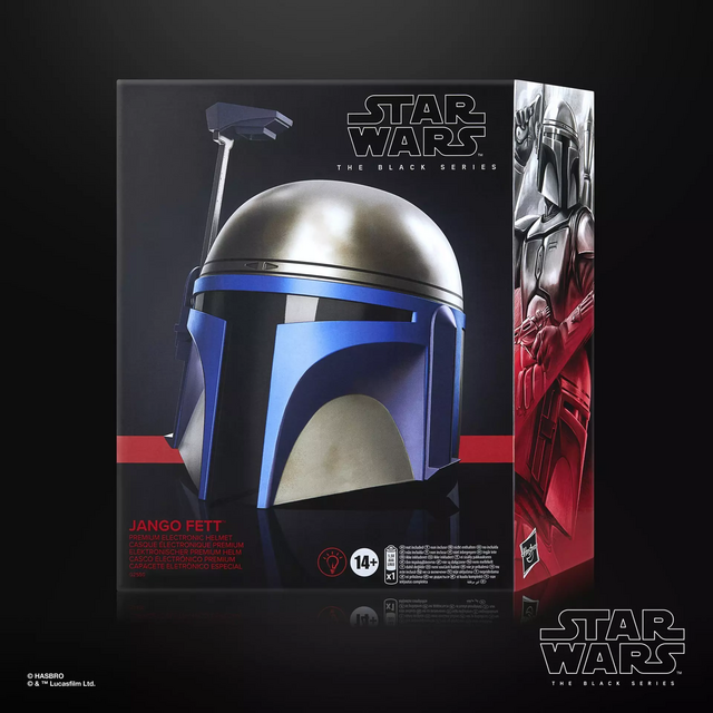 Star Wars the Black Series Jango Fett Premium Electronic Helmet