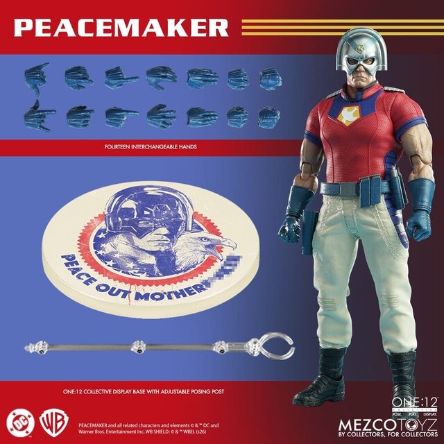 DC Comics One:12 Collective Peacemaker Action Figure 17cm