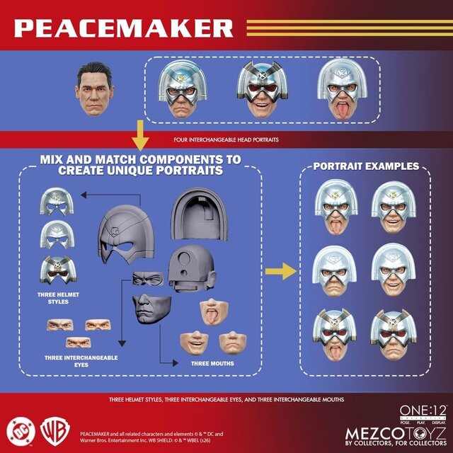 DC Comics One:12 Collective Peacemaker Action Figure 17cm