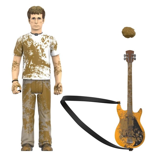 Green Day ReAction Action Figure Wave 1 Mike Dirnt (Mud Fight) 10cm