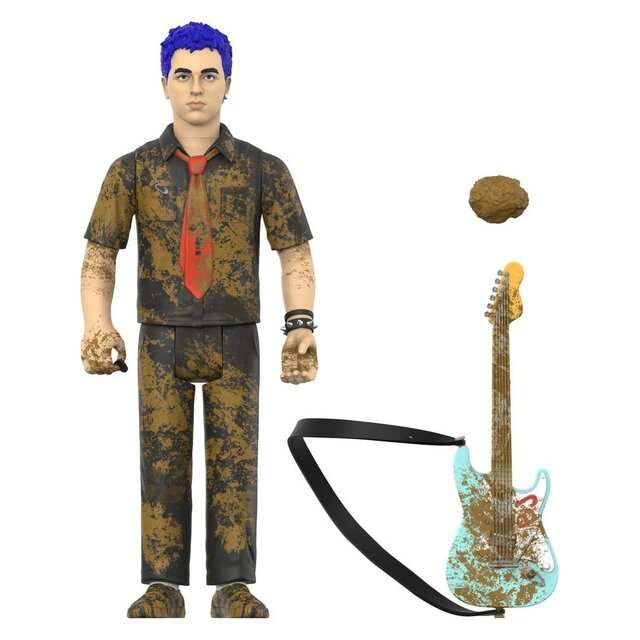 Green Day ReAction Action Figure Wave 1 Billie Joe Armstrong (Mud Fight) 10cm
