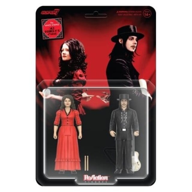 The White Stripes (Get Behind Me Satan) ReAction Figures 2-pack 10cm