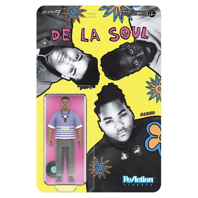 De La Soul ReAction Vincent "Maseo" Mason (Me, Myself & I) Action Figure 10cm
