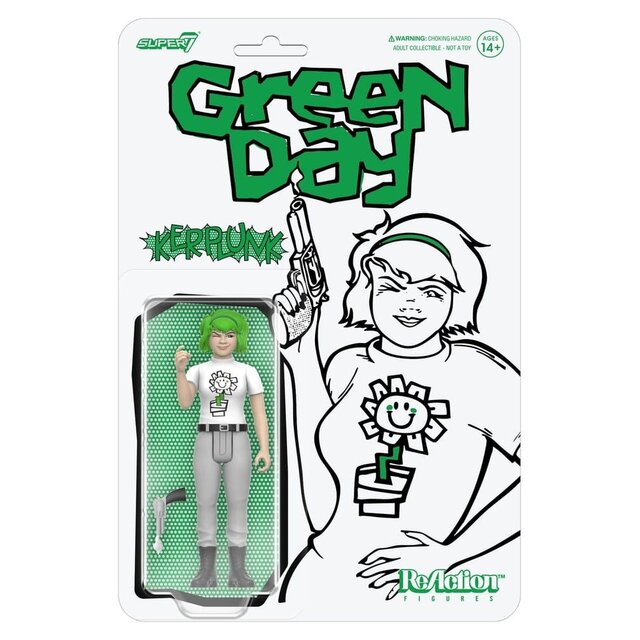 Green Day ReAction Action Figure Kerplunk Girl 10cm