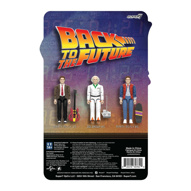 Back To The Future Marty McFly '85 Wave 1 ReAction+ Action Figure 10cm