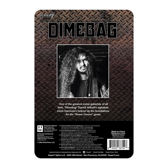 Dimebag Darrell Culprit ReAction Figure 10cm