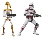Star Wars: Battlefront II Black Series 2-Pack Phase I Assault Trooper & Battle Droid Officer Action Figure 15cm
