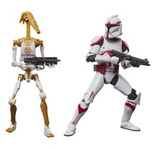 Star Wars: Battlefront II Black Series 2-Pack Phase I Assault Trooper & Battle Droid Officer Action Figure 15cm