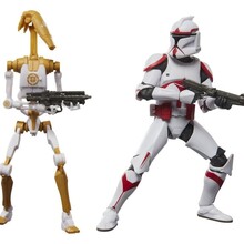 Star Wars Black Series Phase I Assault Trooper & Battle Droid Officer