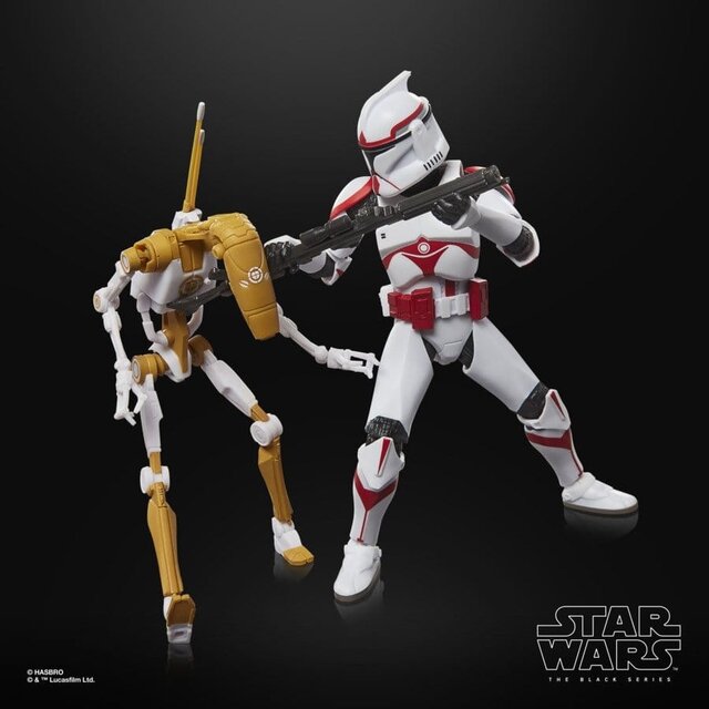 Star Wars: Battlefront II Black Series 2-Pack Phase I Assault Trooper & Battle Droid Officer Action Figure 15cm