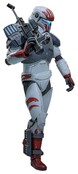 Star Wars: The Clone Wars Television Masterpiece Clone Commando Sev (Hot Toys Exclusive) Action Figure 30cm