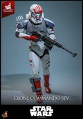 Star Wars: The Clone Wars Television Masterpiece Clone Commando Sev (Hot Toys Exclusive) Action Figure 30cm