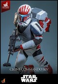 Star Wars: The Clone Wars Television Masterpiece Clone Commando Sev (Hot Toys Exclusive) Action Figure 30cm