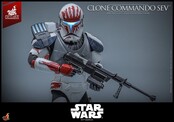 Star Wars: The Clone Wars Television Masterpiece Clone Commando Sev (Hot Toys Exclusive) Action Figure 30cm