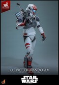 Star Wars: The Clone Wars Television Masterpiece Clone Commando Sev (Hot Toys Exclusive) Action Figure 30cm