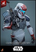 Star Wars: The Clone Wars Television Masterpiece Clone Commando Sev (Hot Toys Exclusive) Action Figure 30cm
