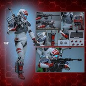 Star Wars: The Clone Wars Television Masterpiece Clone Commando Sev (Hot Toys Exclusive) Action Figure 30cm