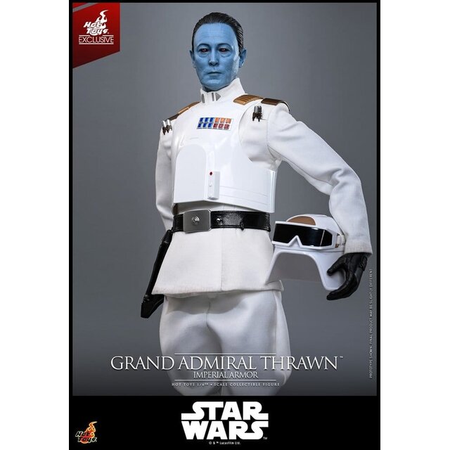 Star Wars: Rebels Television Masterpiece Grand Admiral Thrawn (Imperial Armor) Hot Toys Exclusive Action Figure 32cm