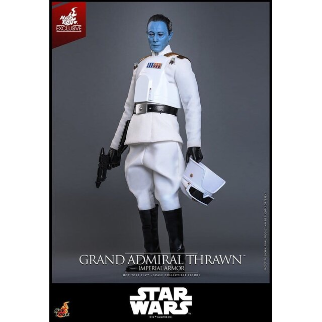 Star Wars: Rebels Television Masterpiece Grand Admiral Thrawn (Imperial Armor) Hot Toys Exclusive Action Figure 32cm