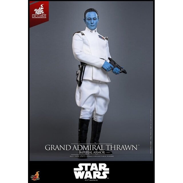 Star Wars: Rebels Television Masterpiece Grand Admiral Thrawn (Imperial Armor) Hot Toys Exclusive Action Figure 32cm