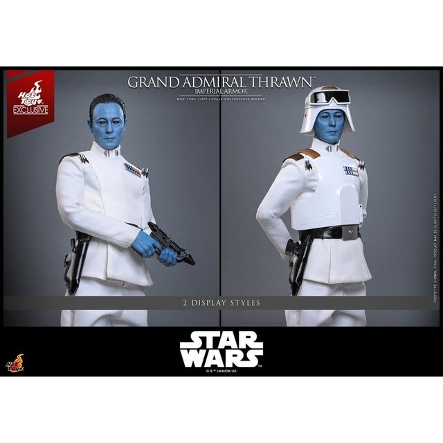 Star Wars: Rebels Television Masterpiece Grand Admiral Thrawn (Imperial Armor) Hot Toys Exclusive Action Figure 32cm