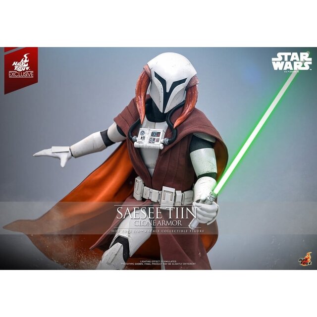Star Wars: The Clone Wars Television Masterpiece Saesee Tiin (Clone Armor) (Hot Toys Exclusive) Action Figure 32cm