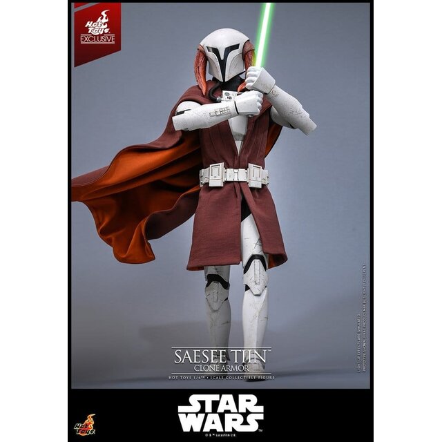 Star Wars: The Clone Wars Television Masterpiece Saesee Tiin (Clone Armor) (Hot Toys Exclusive) Action Figure 32cm