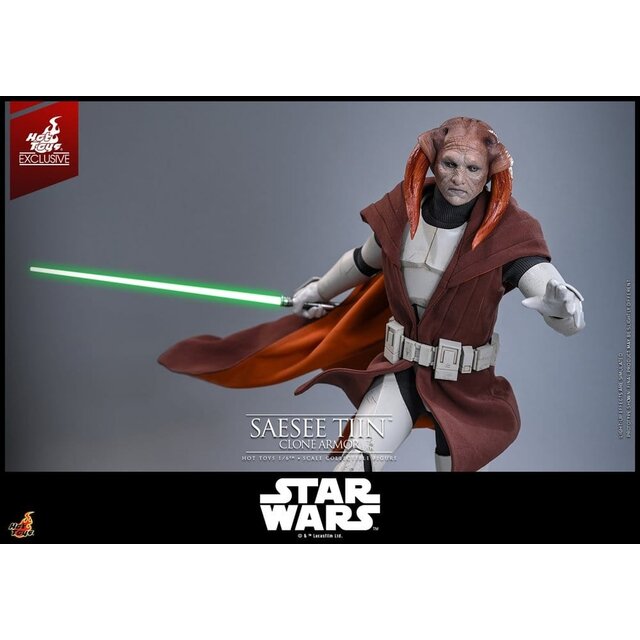 Star Wars: The Clone Wars Television Masterpiece Saesee Tiin (Clone Armor) (Hot Toys Exclusive) Action Figure 32cm