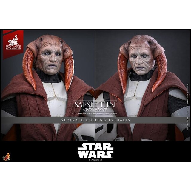 Star Wars: The Clone Wars Television Masterpiece Saesee Tiin (Clone Armor) (Hot Toys Exclusive) Action Figure 32cm