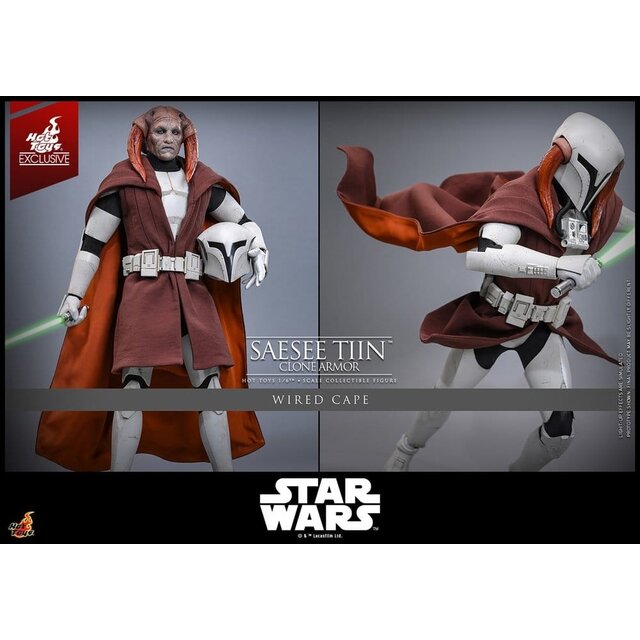 Star Wars: The Clone Wars Television Masterpiece Saesee Tiin (Clone Armor) (Hot Toys Exclusive) Action Figure 32cm