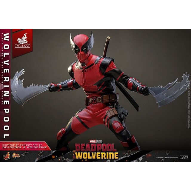 Deadpool & Wolverine Movie Masterpiece Action Figure 1/6 Wolverinepool Hot Toys Exclusive 31cm